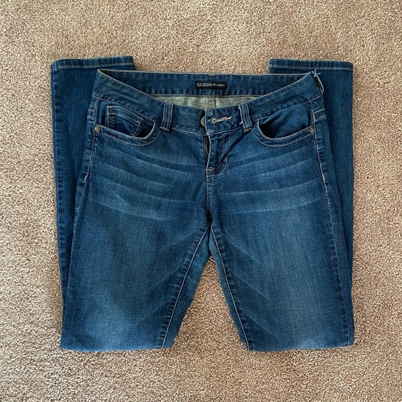 Guess Dark Wash Skinny Jeans 28 - Picture 2 of 7